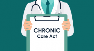 physician holding a clipboard for chronic care act