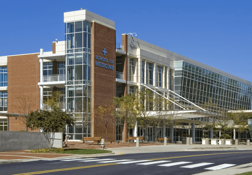 Exterior of school of medicine